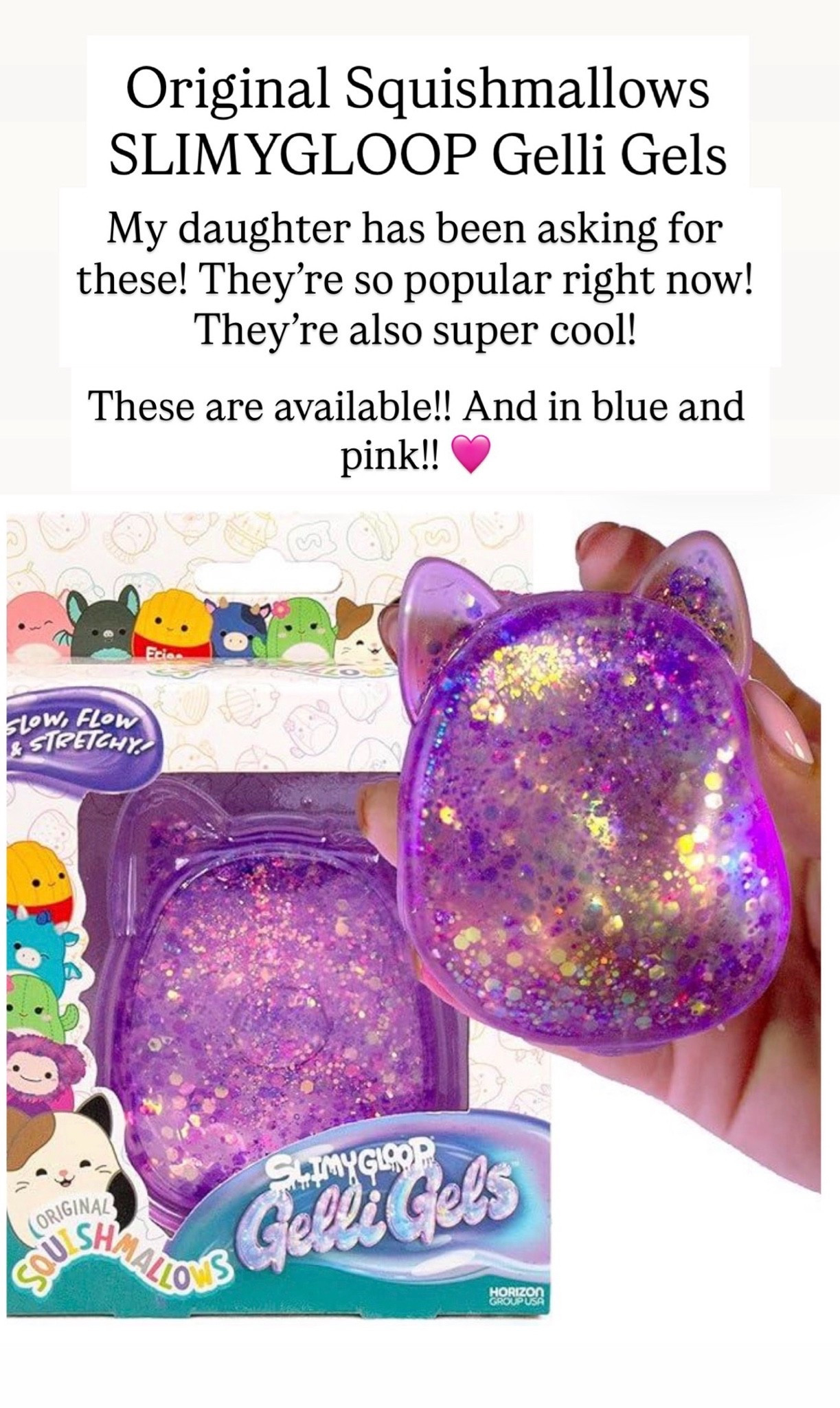 Squishmallow gelli gels