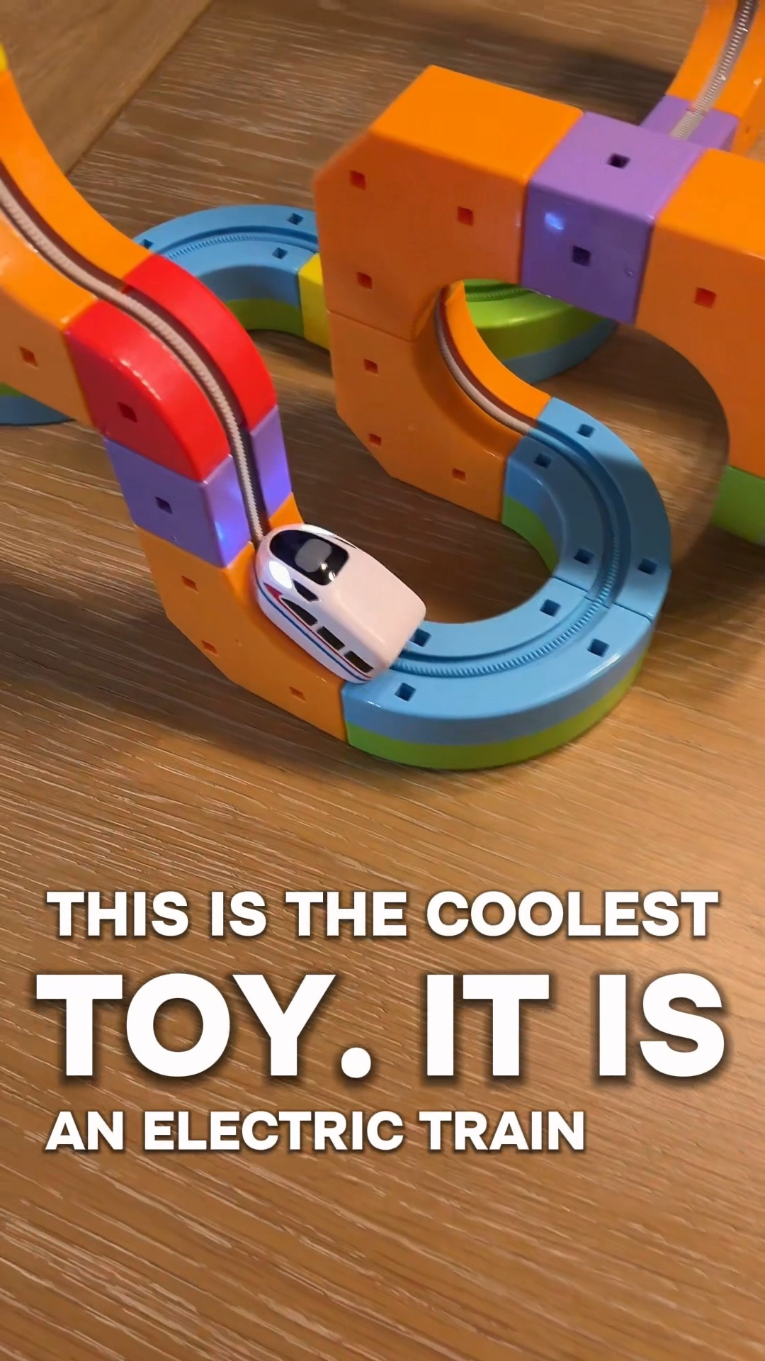 My daughter has played with this approximately an entire day hahah #train #toy #electrictrainset 

#LTKHome #LTKdayinmylife #LTKKids