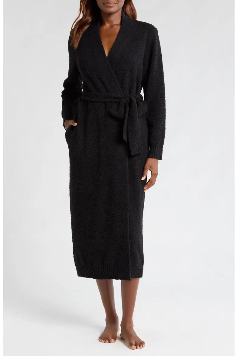 UGG(r) Lenny II Sweater Robe in Black at Nordstrom, Size Large | Nordstrom