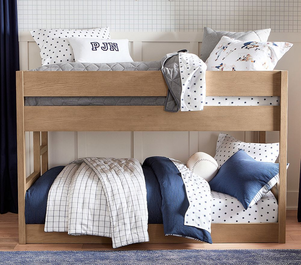 Camden Twin-Over-Twin Low Bunk Bed | Pottery Barn Kids