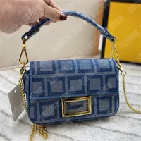 Woman Luxury Designer Vintage Bag Crossbody Bucket Bags Mini Purse Chains Hobo Denim Wash Canvas ... | DHGate