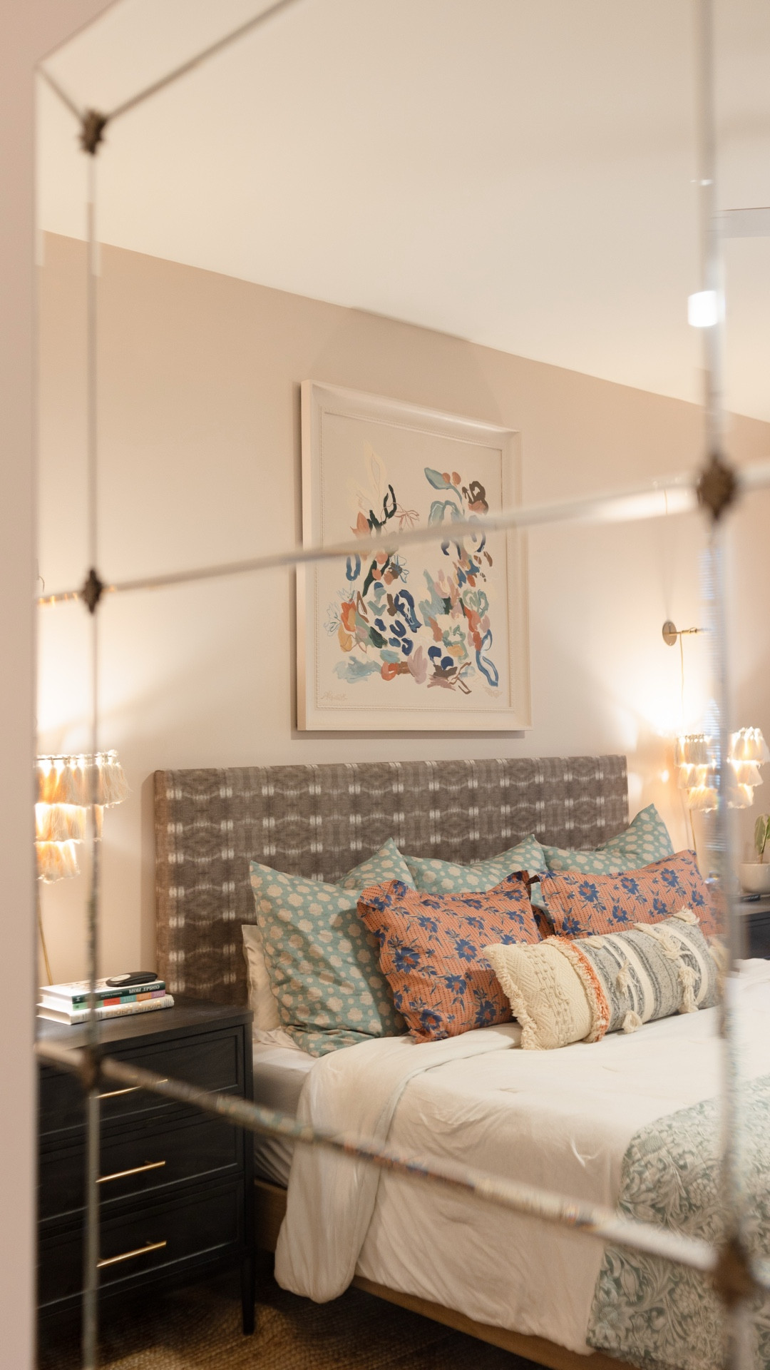Did I have to take the baby stuff out of our bedroom for this video? Yes! But the primary bedroom is finally complete! There’s so many words I could use to describe this room but I love that it’s part costal, part bohemian, part vintage… and completely me!  🤍