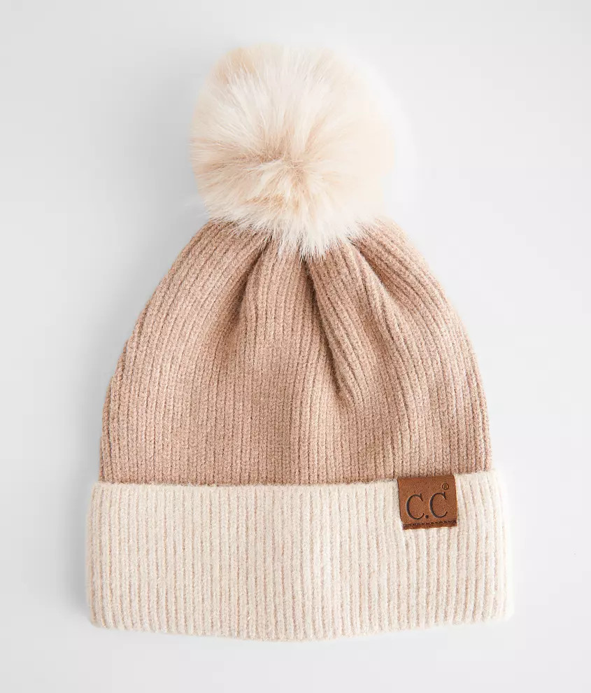 Faux Fur Pom Beanie | Buckle