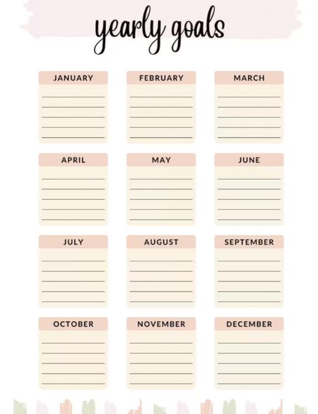 Yearly goals tracker - monthly goals tracker



#LTKhome