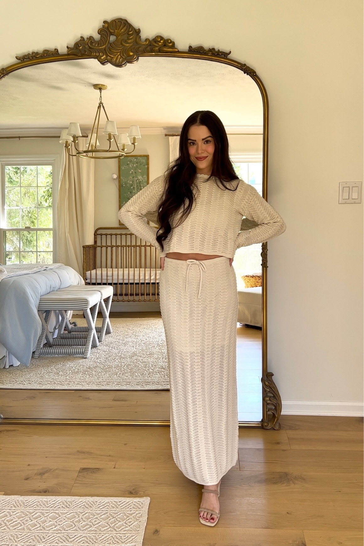 Amazon crochet skirt and sweater set. Size small in both! 

#LTKunder100 #LTKSeasonal