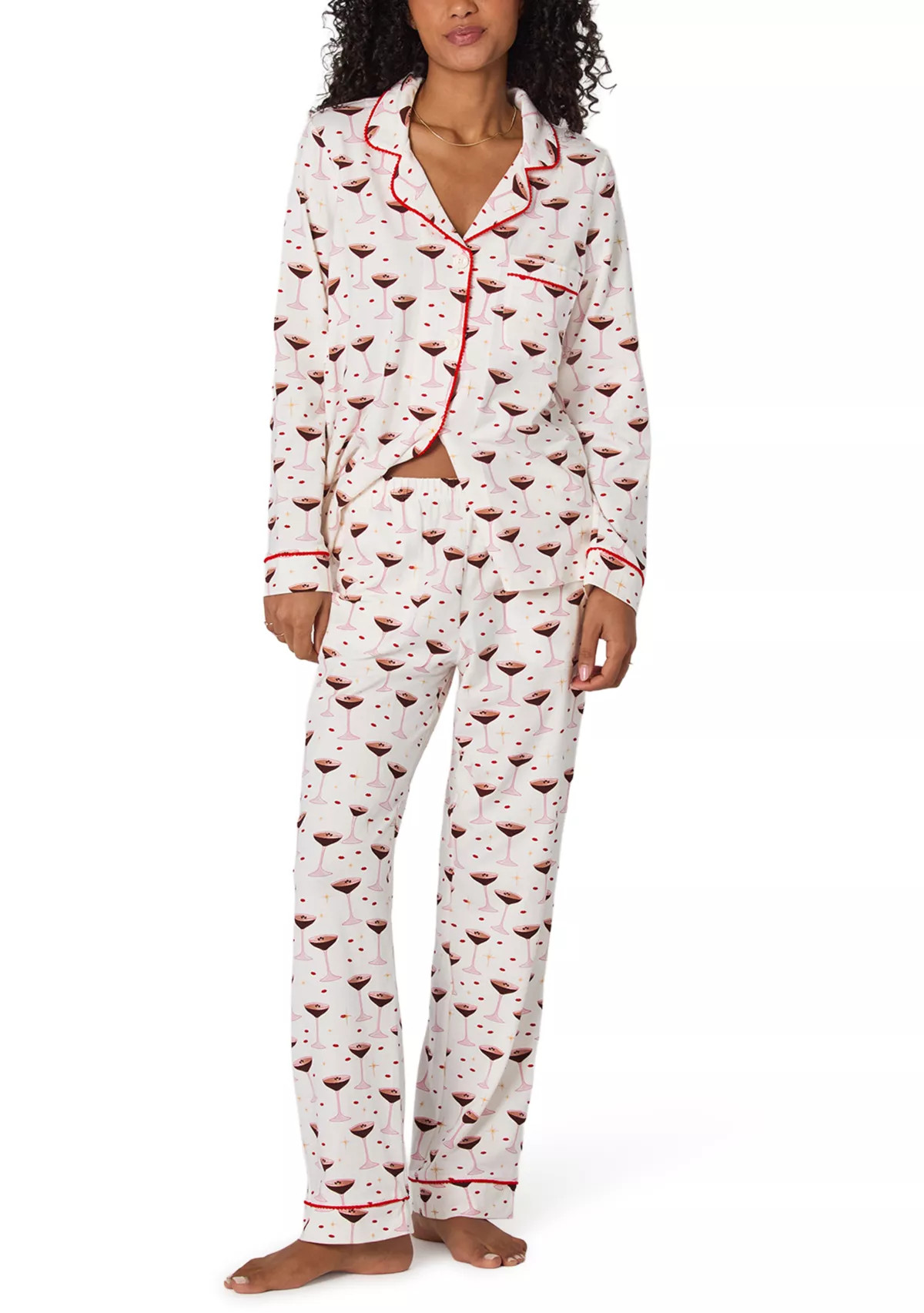 BedHead PJsCotton Knit Long Sleeve Long Pant Pajama Set | Belk