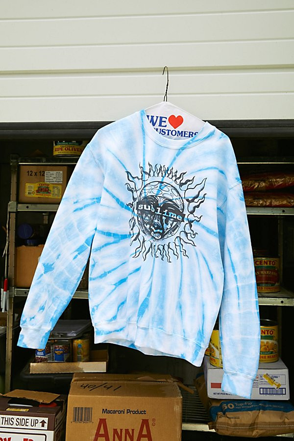 Sublime Tie-Dye Crew Neck Sweatshirt | Urban Outfitters (US and RoW)