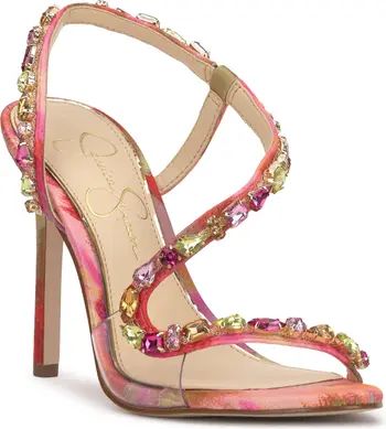 Jaycin Sandal (Women) | Pink Rhinestone Sandals 2024 | Rhinestone Heels | Party Shoes 2024 | Nordstrom