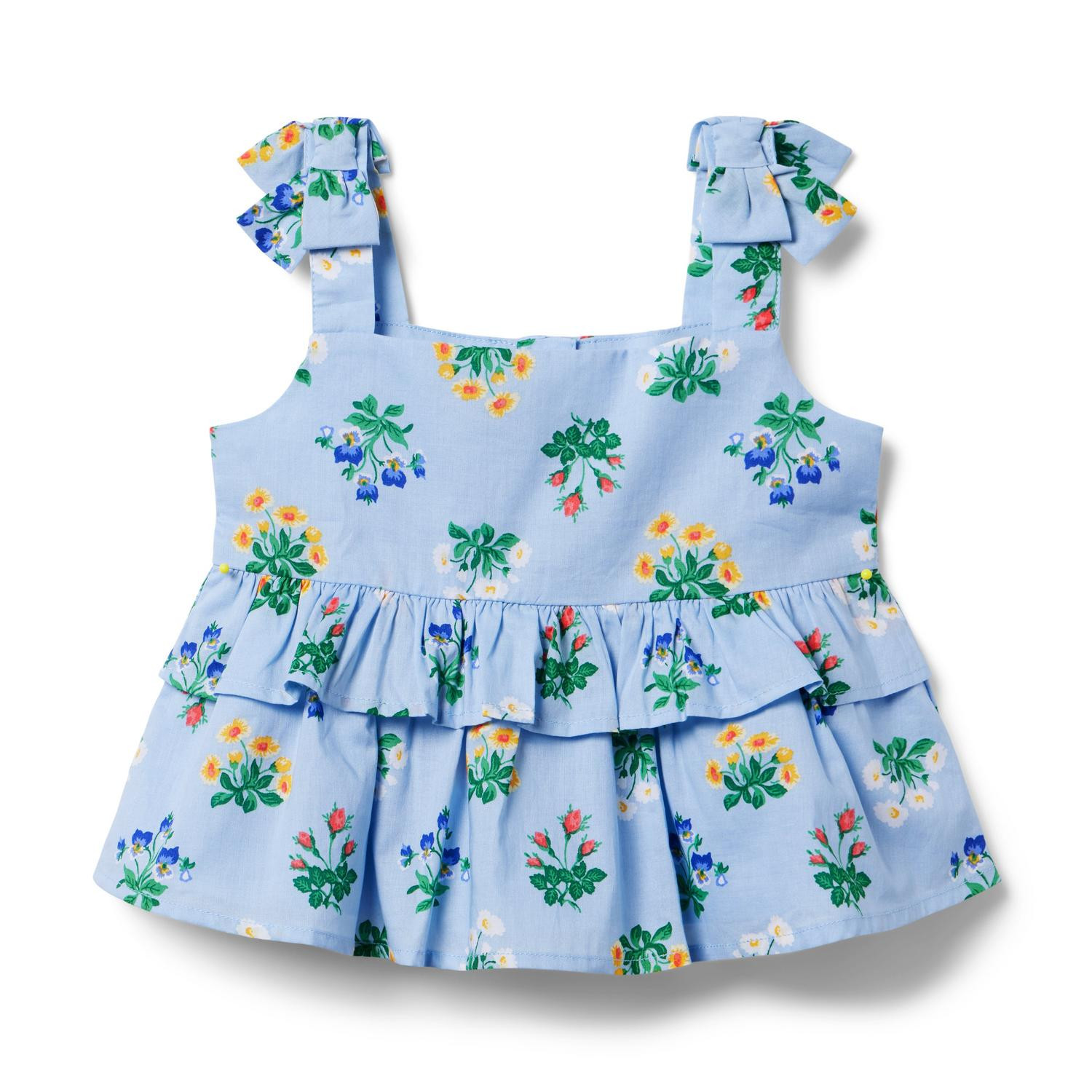 Floral Tiered Cropped Top | Janie and Jack