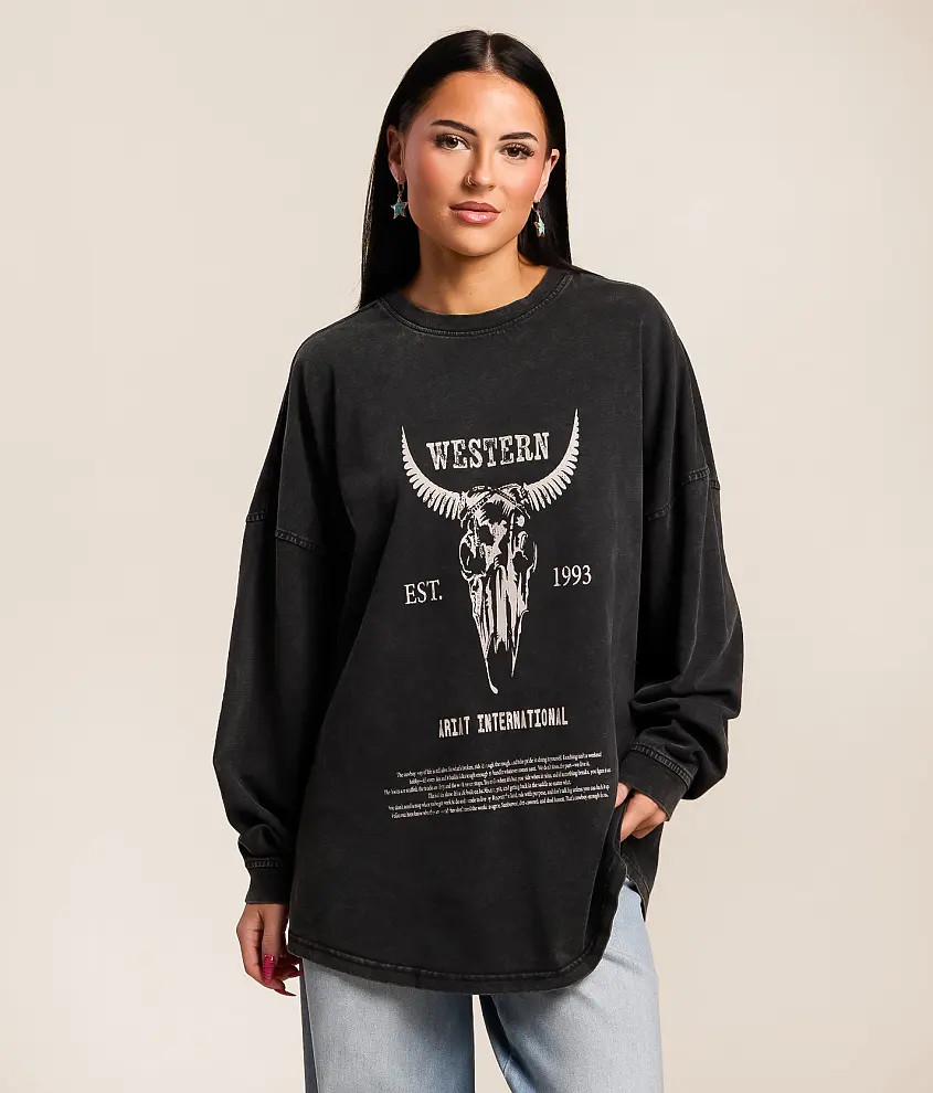 Skull Oversized T-Shirt | Buckle