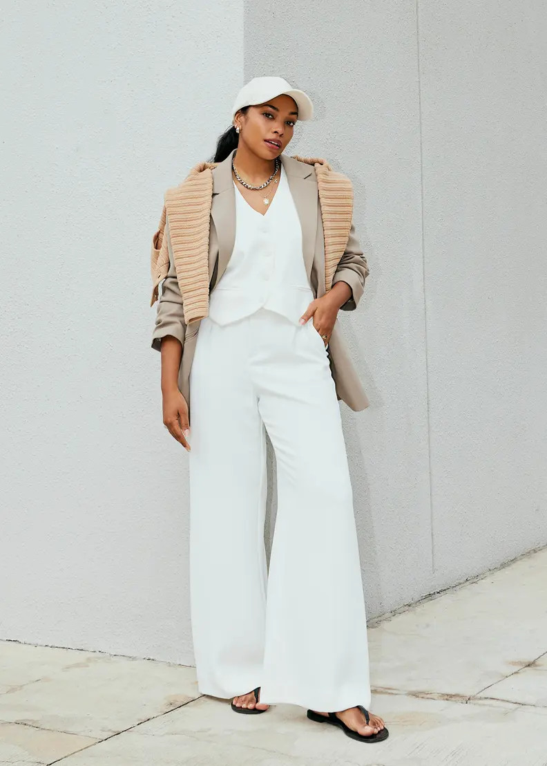 Leggy™ Yuna Super High Waist Tailored Pants | Love, Bonito USA