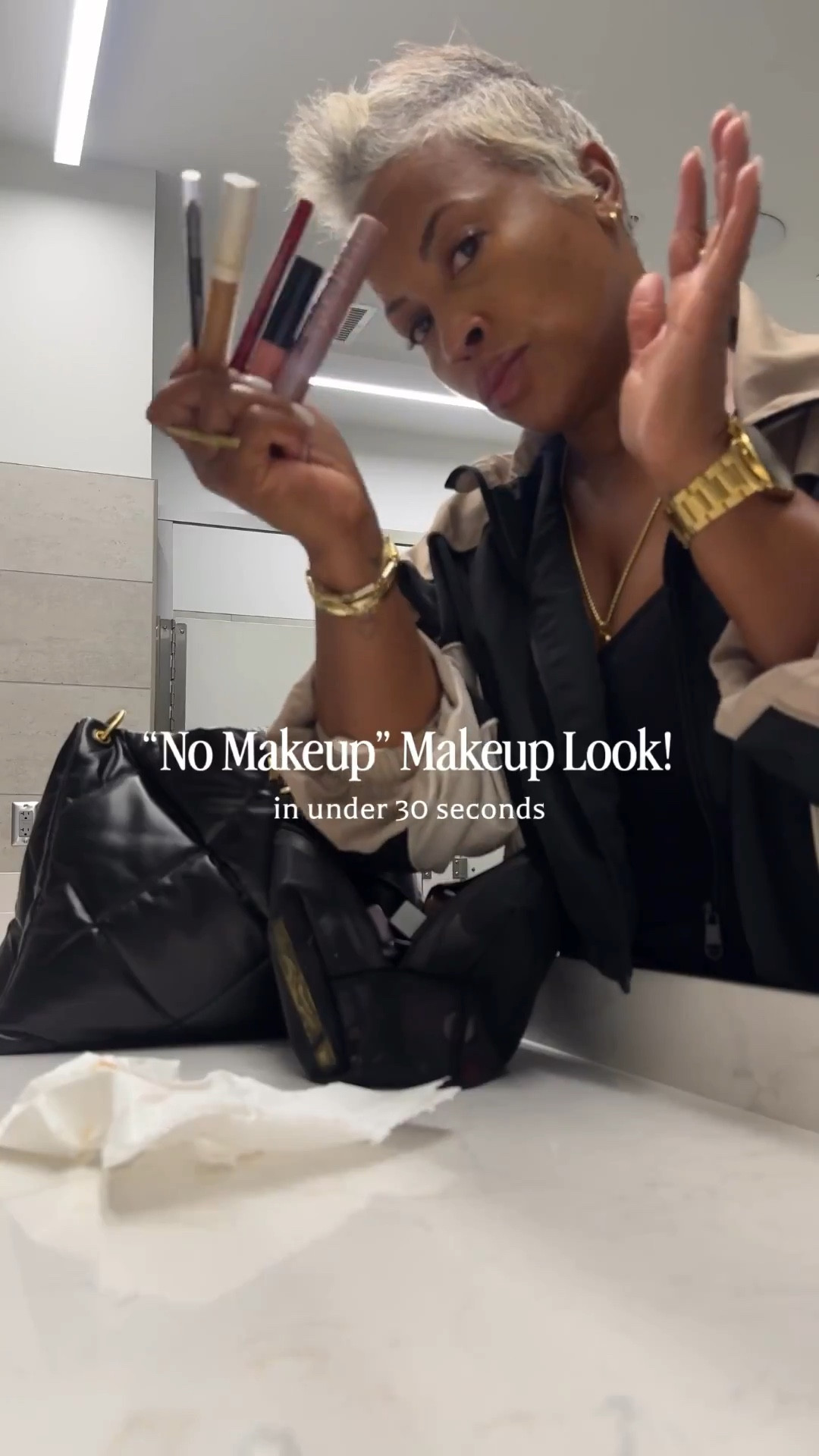 When I’m running late, this is my go-to routine…
✔️skin corrector | Bobbi Brown
✔️skin serum concealer | ILIA
✔️faux brow | L'Oréal Paris
✔️lash lengthening mascara | Maybelline
✔️eye liner | Maybelline

#BeautyEssentials #MidlifeMakeups #xoJalonda #MakeupMustHaves #MakeupCombo

#LTKMothersDay #LTKBeauty #LTKselfcare