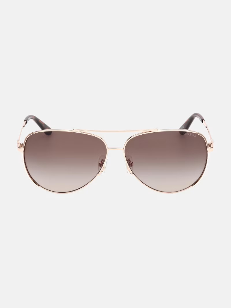 Aviator Metal Sunglasses | Guess US | Guess (US)