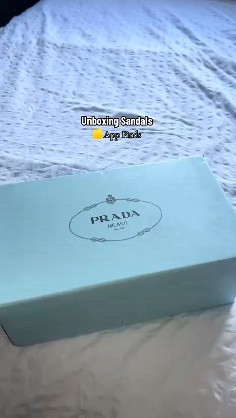 Prada slides perfect for beach 