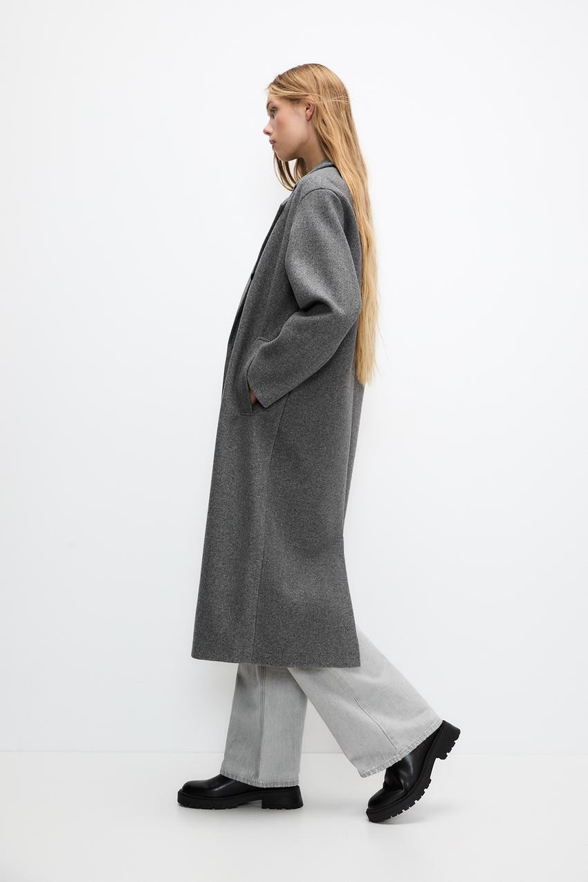 Weicher Stoffmantel | PULL and BEAR DE