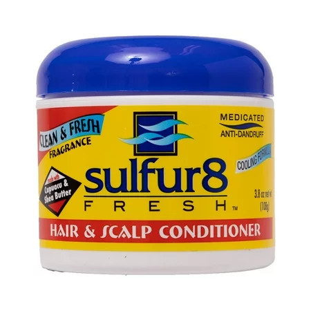 Sulfur8 Fresh Moisturizing Dandruff Relief Deep Conditioner, 3.8 oz, Jar, Moisturizing | Walmart (US)