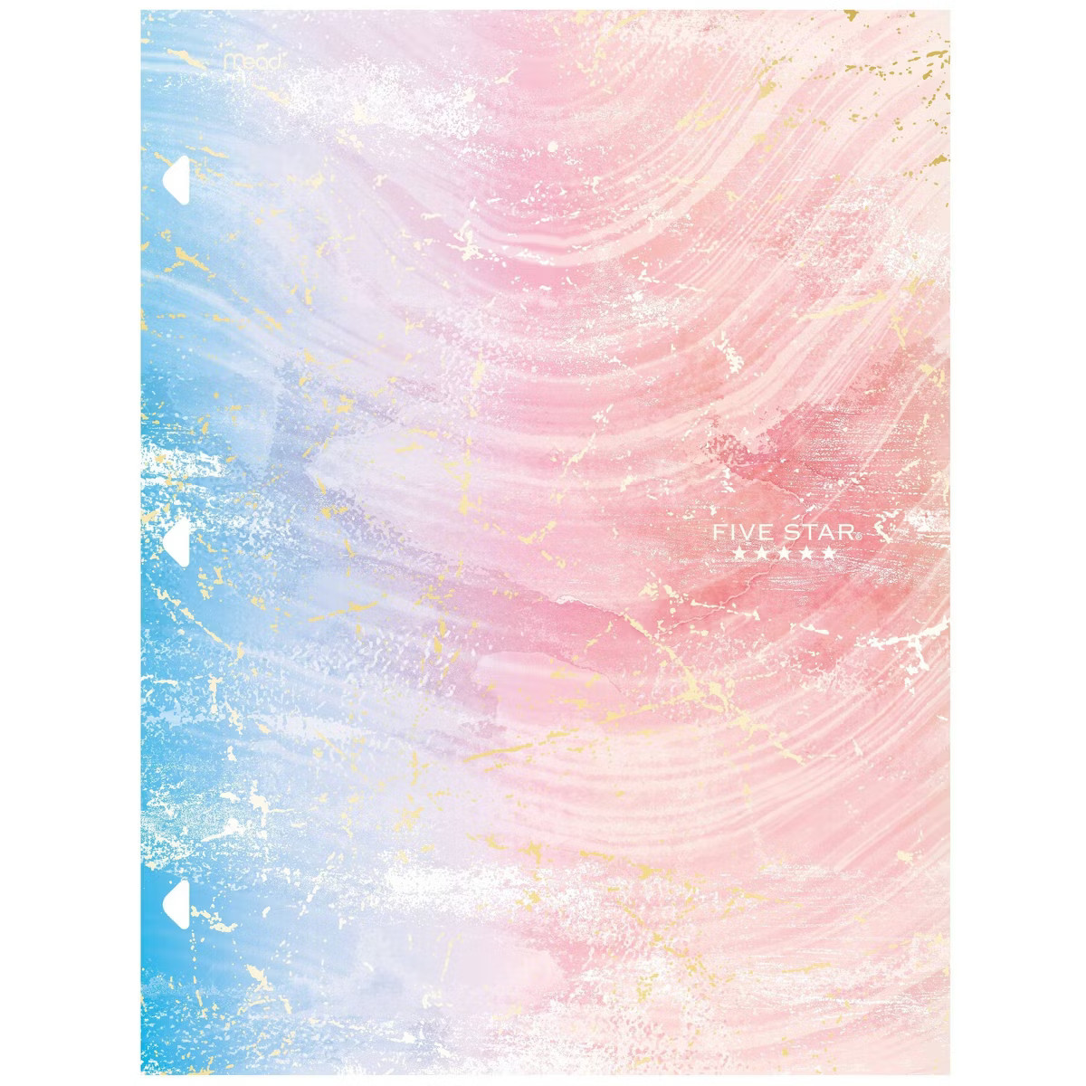 Five Star 4 Pocket Paper Folder Daydream Portfolio: Multicolored, 3 Hole Punched, 150 Sheet Capac... | Target