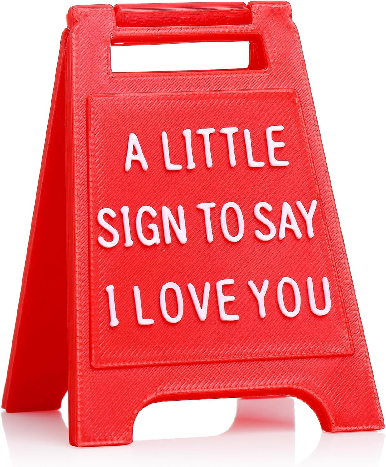 Mini Sign Valentine's Decoration Anniversary Present - Valentines Day Romantic I Love You Sign - ... | Amazon (US)