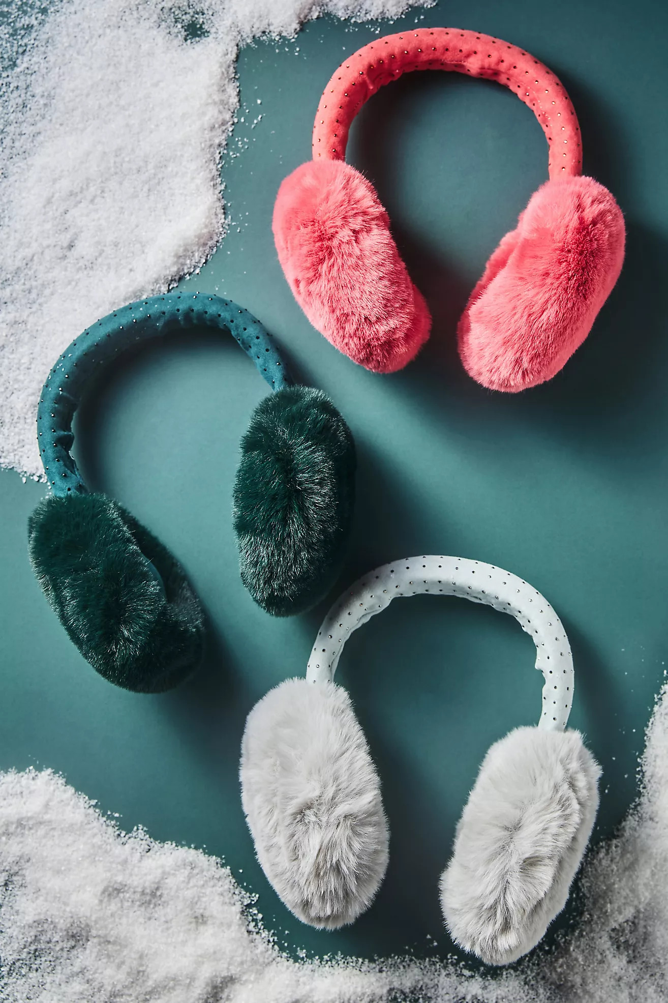 Studded Fuzzy Earmuffs | Anthropologie (US)