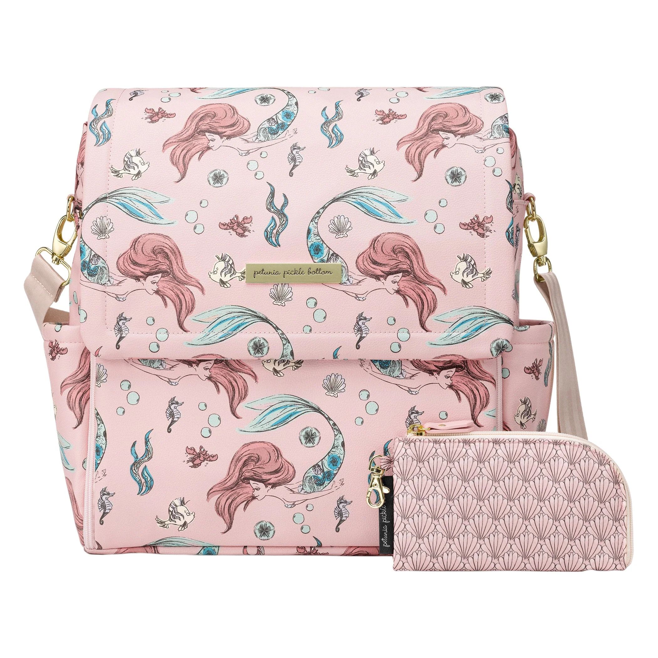 Boxy Backpack Diaper Bag in Disney's Little Mermaid | Petunia Pickle Bottom