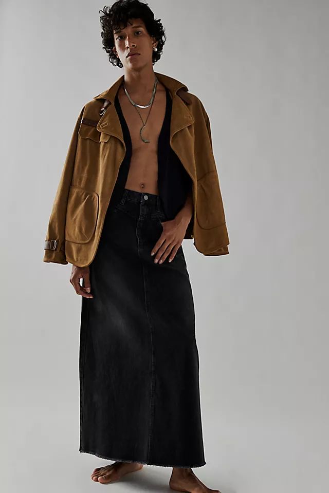 Come As You Are Denim Maxi Skirt | Free People (UK)