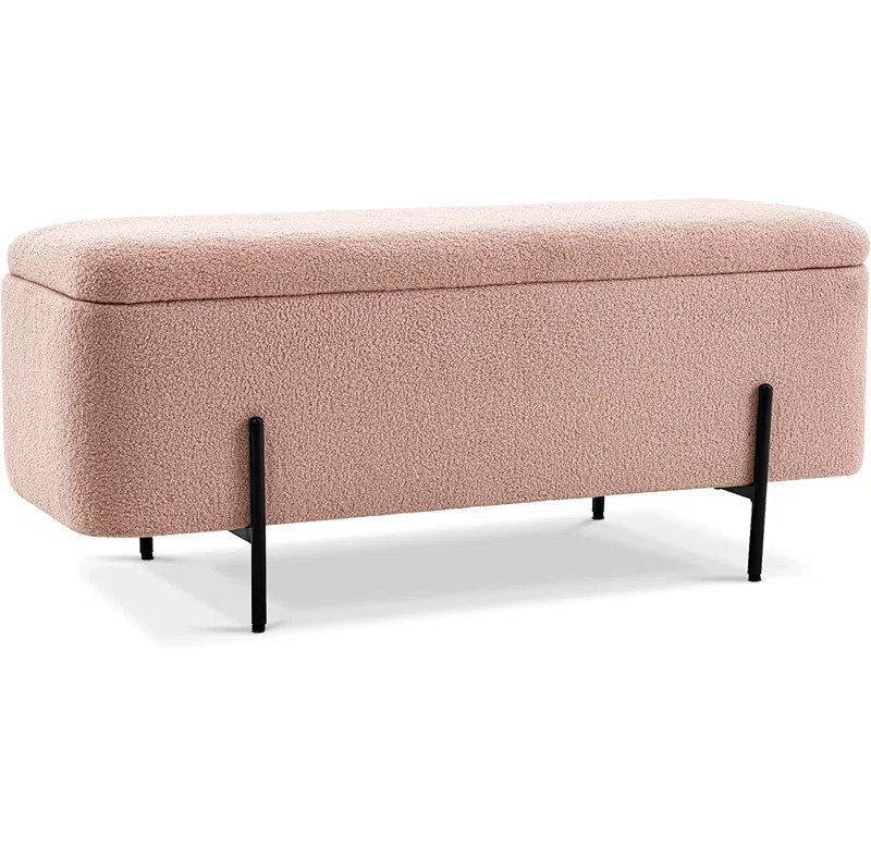 Jezell Upholstered Flip top Storage Bench | Wayfair Professional