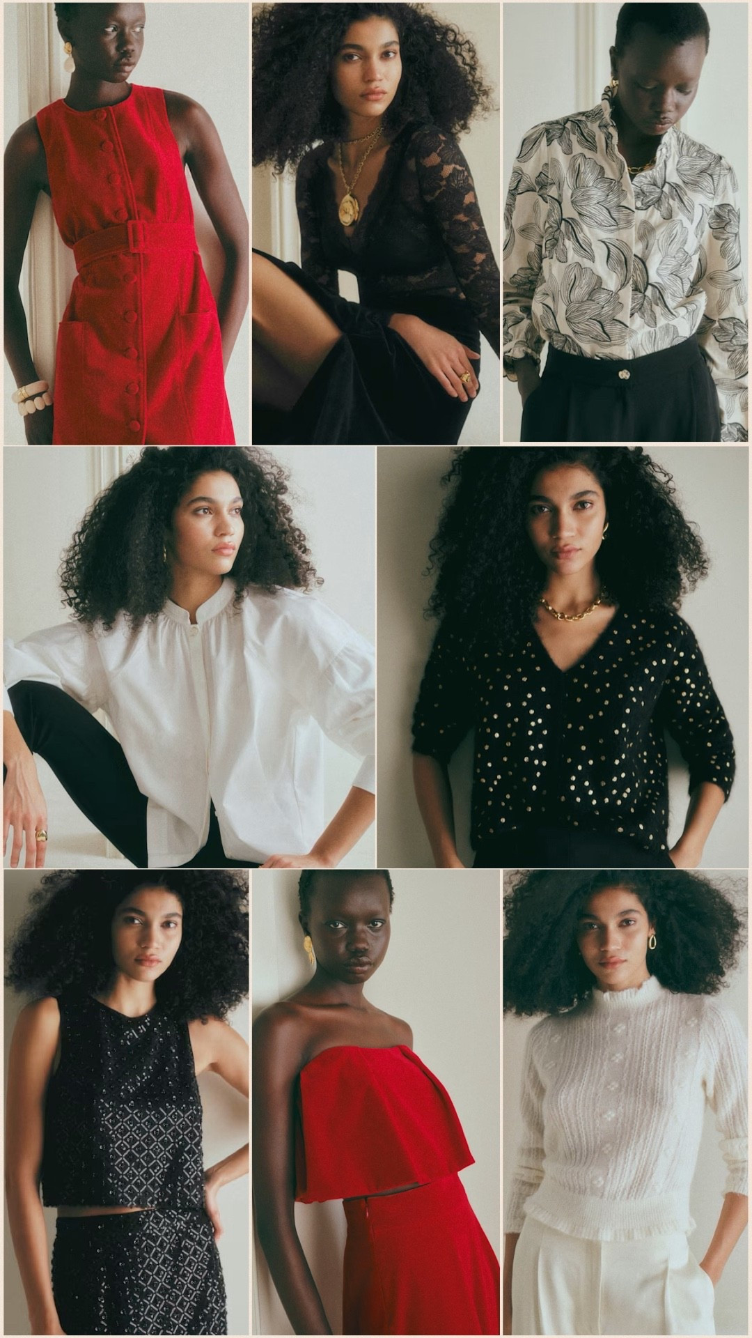 Sézane - 2025 Holiday Collection

Sézane’s Holiday Collection is here, debuting a new assortment of party-ready looks for every celebration on your calendar. Think velvet, silk, sequins, and lace - this is festive dressing, the French way.

I’m sharing a few favorites that instantly caught my eye. I’m drawn to the clean lines, sleek silhouettes, and those subtle touches of transparency. Everything is so sophisticated yet effortlessly chic!

Winter fashion, winter style, French fashion, fashion for women over 40, work outfit idea, workwear, fall fashion, fall outfit idea, fall style, timeless classic outfits, timeless classic style, classic fashion, holiday family photo, Sezane Fashion, French fashion, Sezane Finds, holiday fashion looks, winter sweaters, holiday collection

#LTKWorkwear #LTKMidsize #LTKOver40 #LTKGiftGuide #LTKSeasonal #LTKHoliday