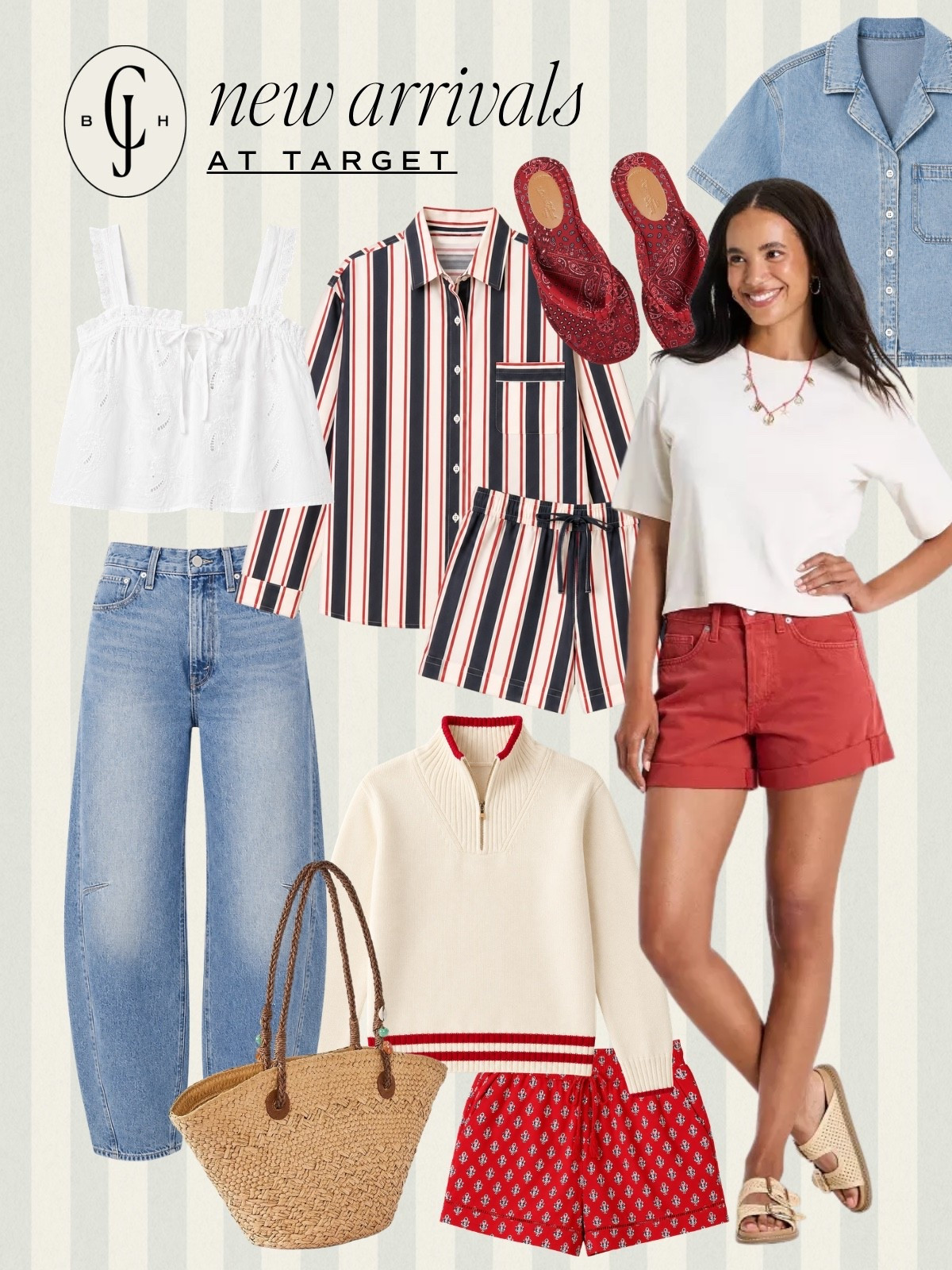 5 thing I would buy from @Target   

I'm wearing size small in tops. XS in bottoms and size 25 in jeans.

#LTKsummer #LTKjeans