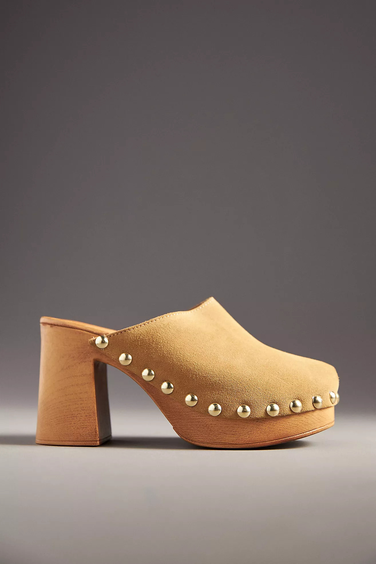 By Anthropologie Wood-Bottom Clog Heels | Anthropologie (US)