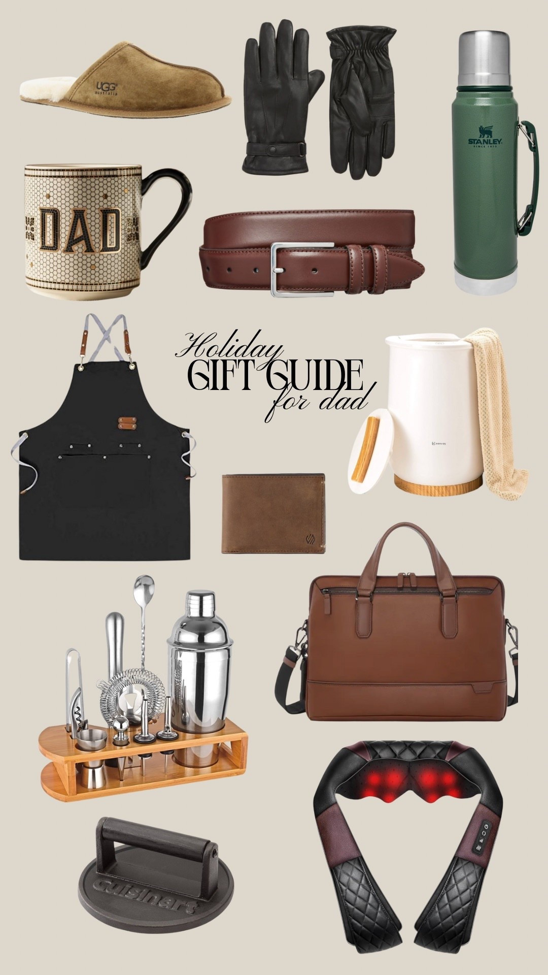 ✨Holiday gift guide for dad✨ ✨ 
#HolidayGiftGuide #GiftGuideForMom #LTKHoliday #LTKGiftGuide #MothersGiftIdeas #HolidayShopping #ChristmasGifts #GiftsForHer #LTKFinds #LTKhome #LTKbeauty

#LTKGiftGuide #LTKSeasonal #LTKHoliday