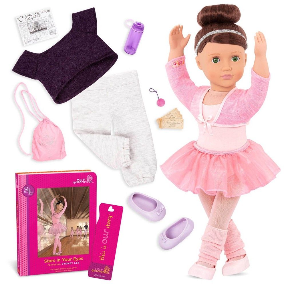 Our Generation Sydney Lee with Storybook & Outfit 18" Ballet Doll | Target
