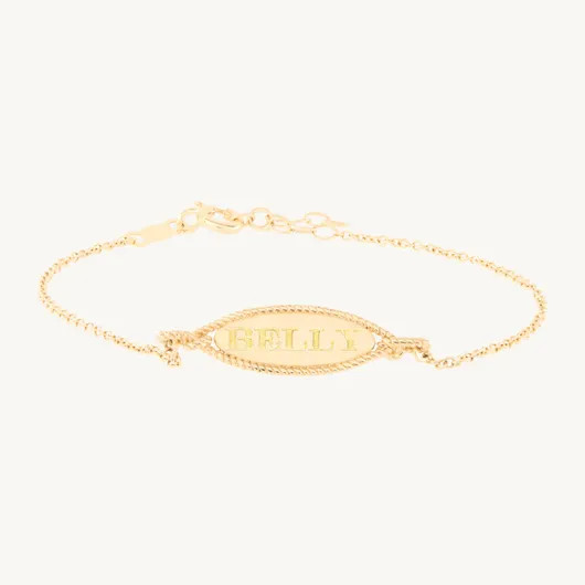 Love Knot Gold Signet Bracelet | Catbird