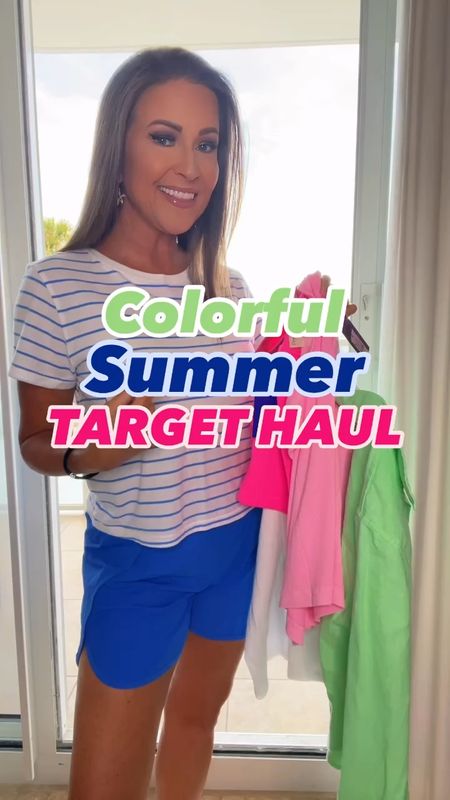 All pieces from video are linked. Also linked some earrings I picked up!

Blue Shorts: 18
Blue Striped Tee: M
Pink Ribbed Tank: sized up one to M
Green Button Down: S
Hot Pink Top: S (needed M)
Black Shorts: sized up one to 6 so pleats in front didn’t look pulled
White Linen Shorts: S (could have done XS)
Hot Pink Biker Shorts: S
Nirvana Tee: S

🩷hot pink top would be super cute worn with a pencil skirt and blazer for work, or dressed down with denim shorts, or styled with black shorts for a dressy casual vacation dinnerr

Summer outfits, casual outfit, dress shorts, black shorts, cropped tee, striped tee, vacation outfit, summer fashion, vacation outfit, band tee, nirvana tee, graphic tee, biker shorts, beach vacation outfit 

#LTKSeasonal #LTKFindsUnder50 #LTKStyleTip