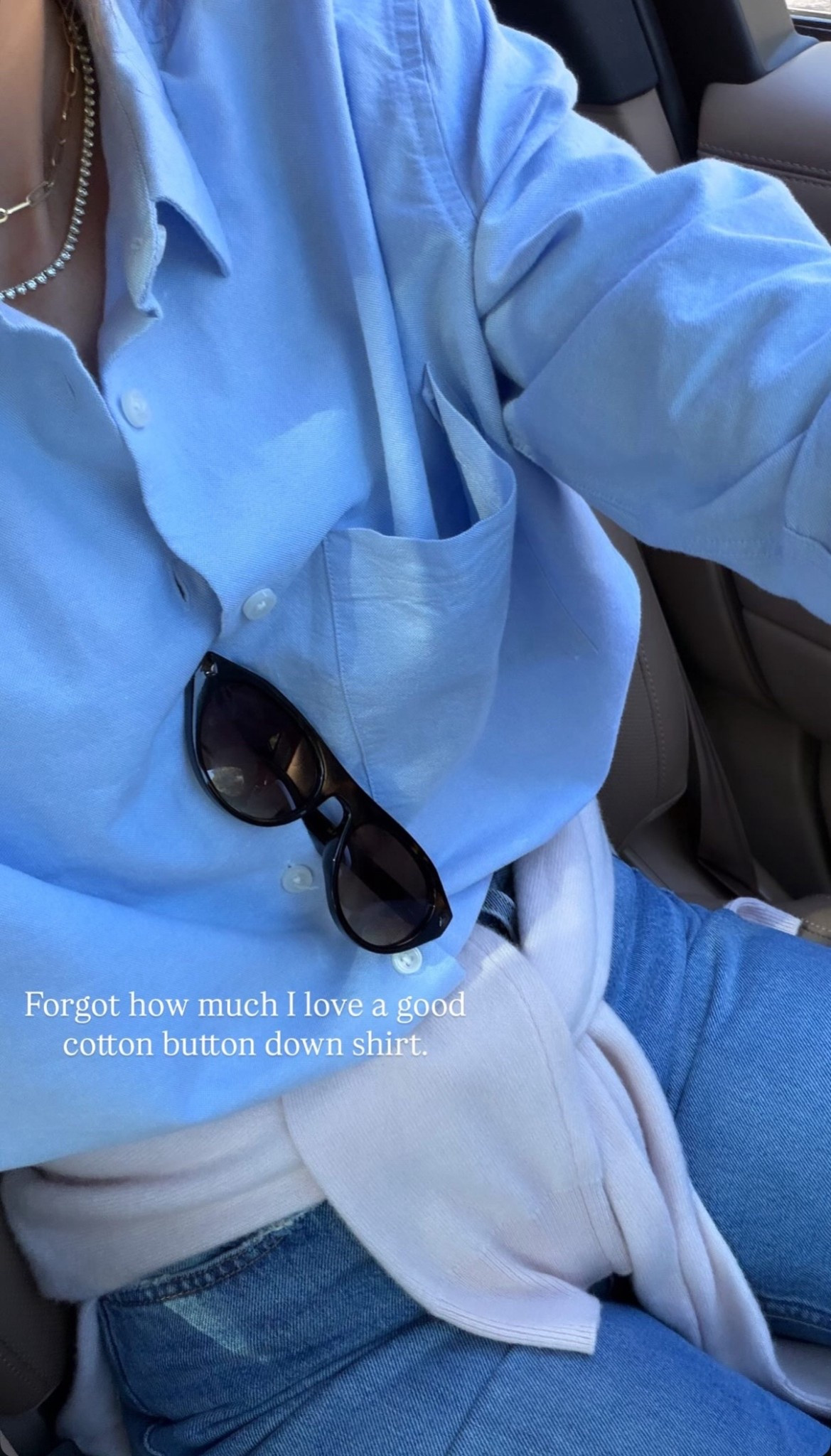 A classic blue button down is a wardrobe staple that will never go out of style! I love this organic cotton relaxed shirt from @Quince. 

#LTKgrwm #LTKootd #LTKdayinmylife