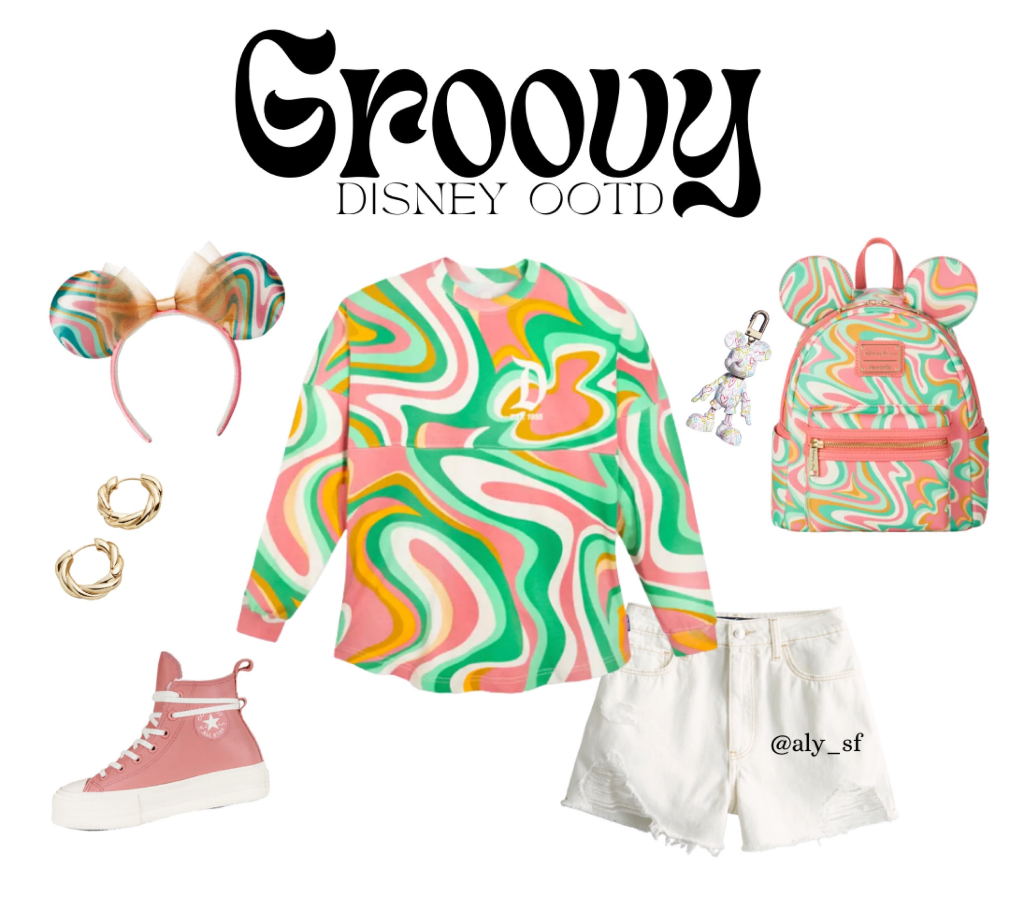 Here’s a totally groovy outfit for your next trip to Walt Disney World! The matching Mickey Ears are PERFECT! 💚

#LTKunder100 #LTKSeasonal #LTKstyletip