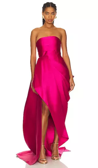 Cerise dress for deals wedding guest