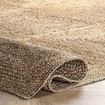 Rugs USA x Lauren Liess Juniper Tiled Jute Area Rug, 2' x 8', Natural | Amazon (US)