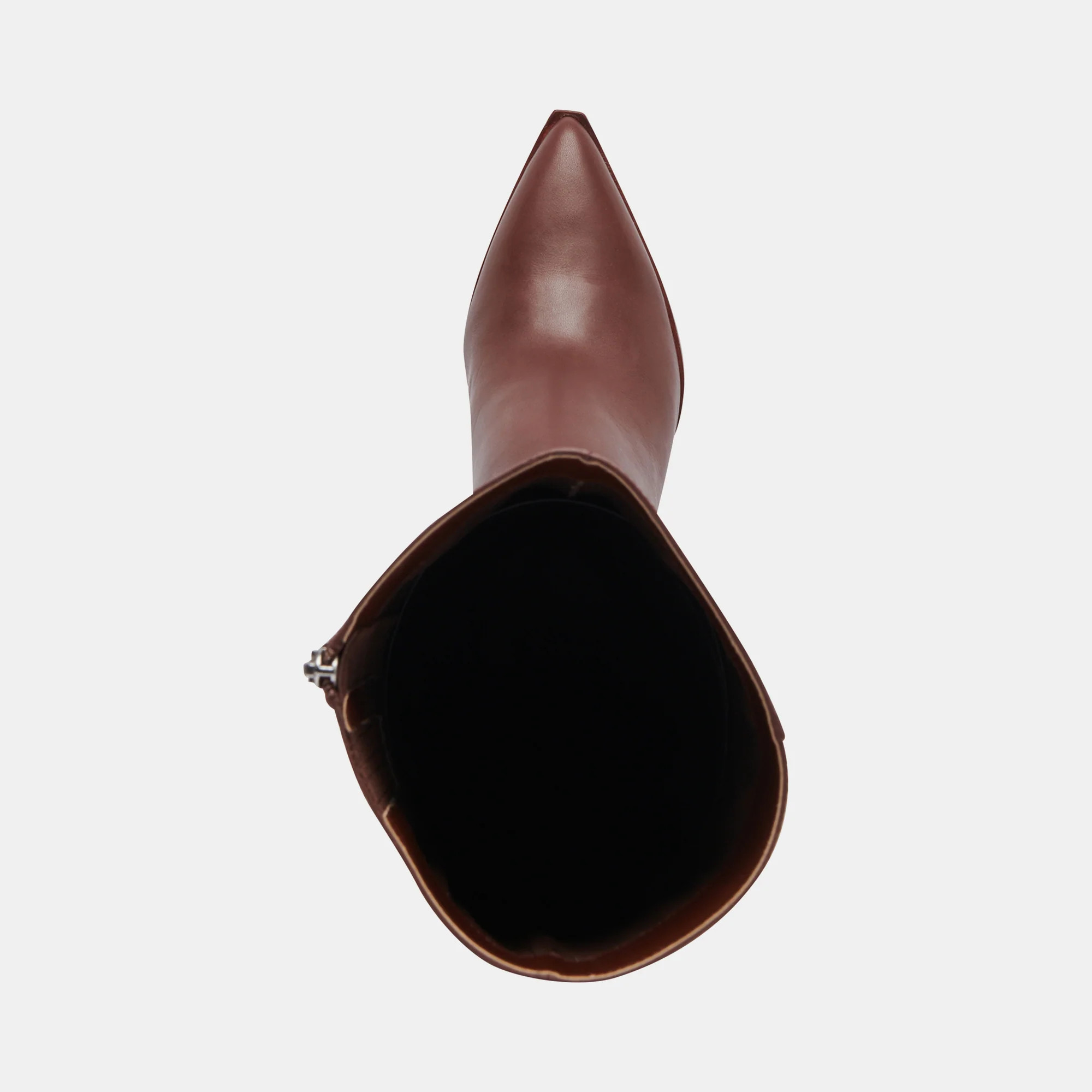 Auggie Chocolate Leather Narrow Calf Boots | Dolce Vita | DolceVita.com