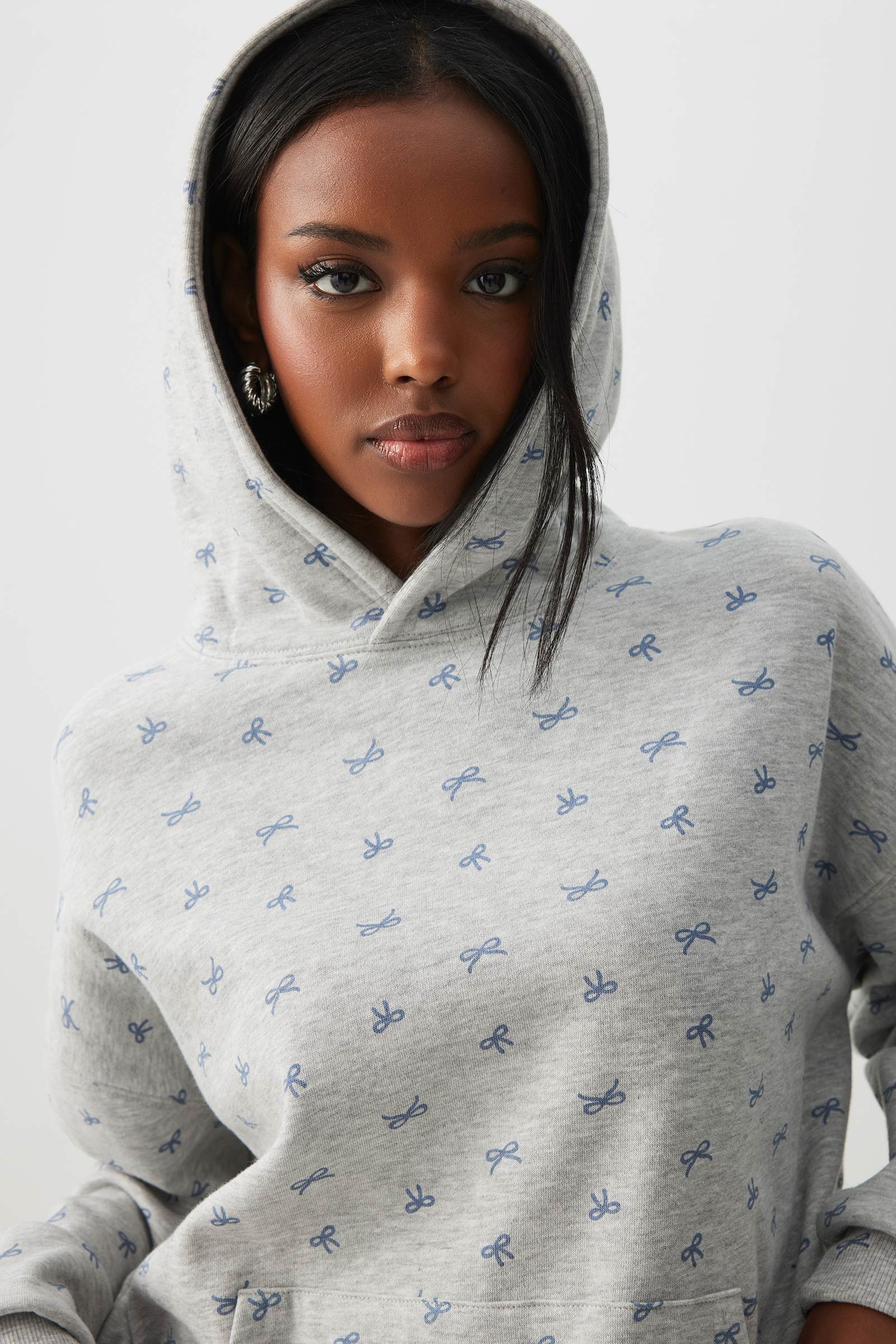 Bow Print Hoodie | Ardene