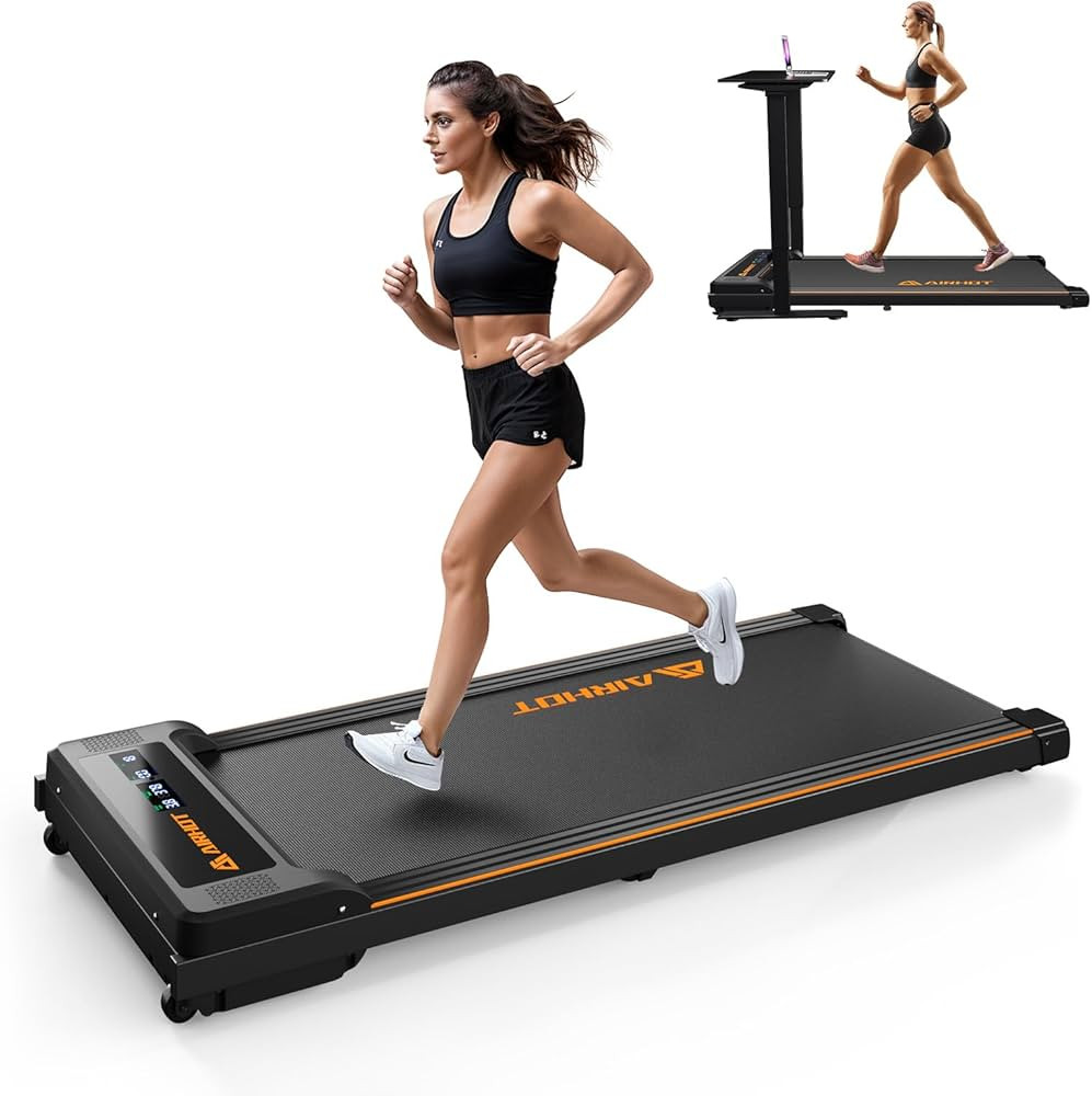 Walking Pad Treadmill, 2.5HP Under Desk Treadmill with Remote Control & LED Display, Quiet Desk T... | Amazon (US)