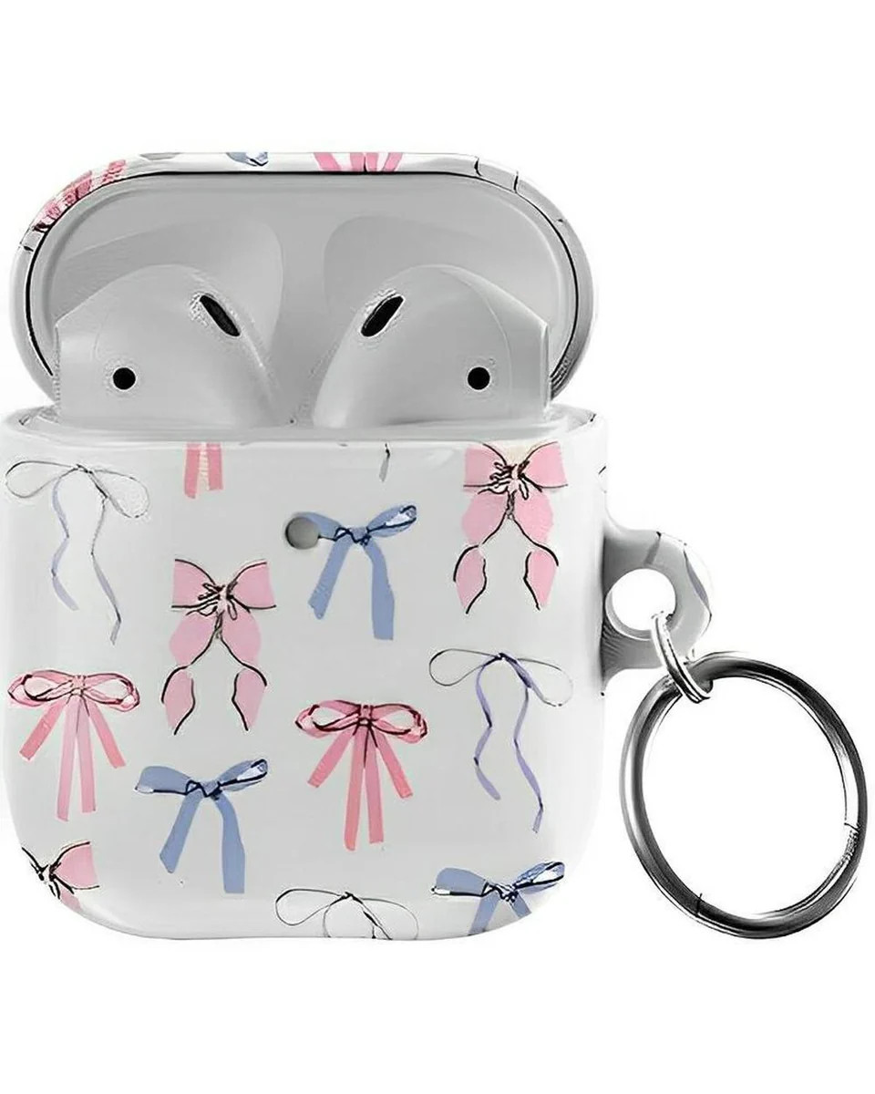 Coquette Girlie   Pastel Bows AirPods Case | CASELY