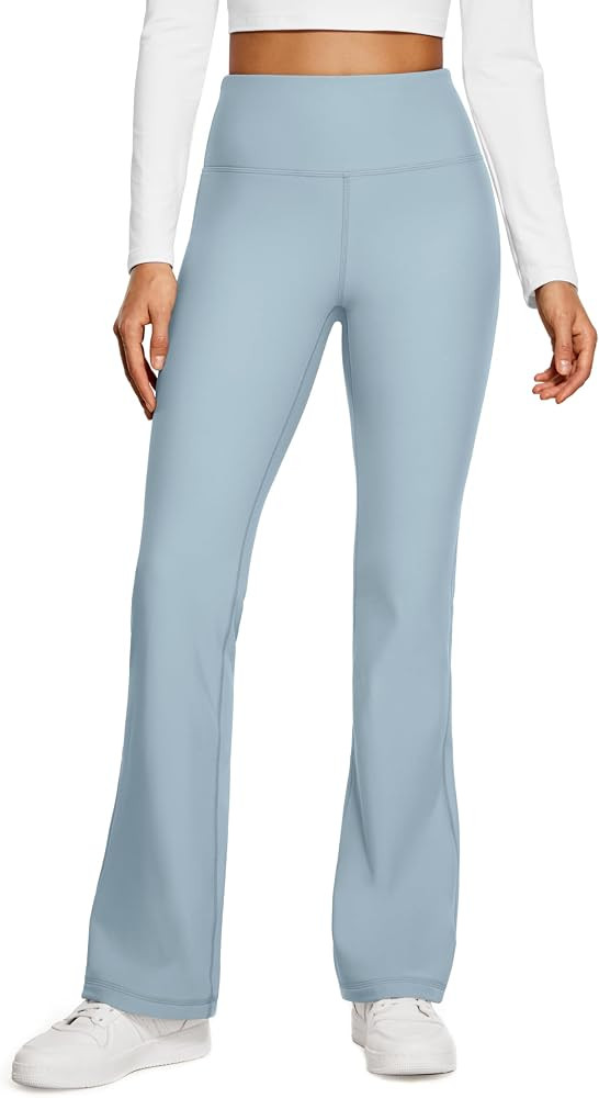 CRZ YOGA Womens Fleece Lined Flare Leggings 31" Bootcut Yoga Pants Tummy Control Winter Thermal W... | Amazon (US)