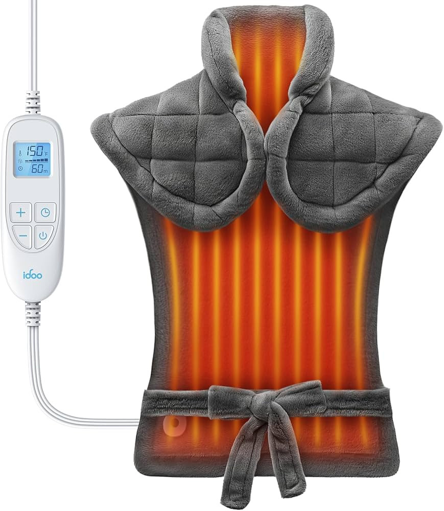 iDOO Heating Pad for Neck and Shoulder and Back, FSA HSA Eligible Items only List, Mothers Day Gi... | Amazon (US)