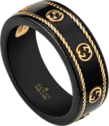 Gucci Icon Interlocking G Logo Ring | Nordstrom | Nordstrom