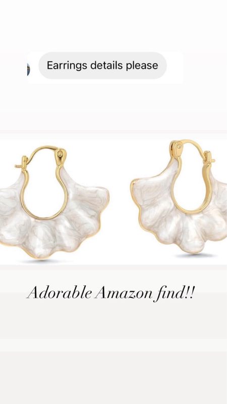 Adorable Amazon earrings 
Light and so beautiful 

#LTKStyleTip #LTKU #LTKFindsUnder50