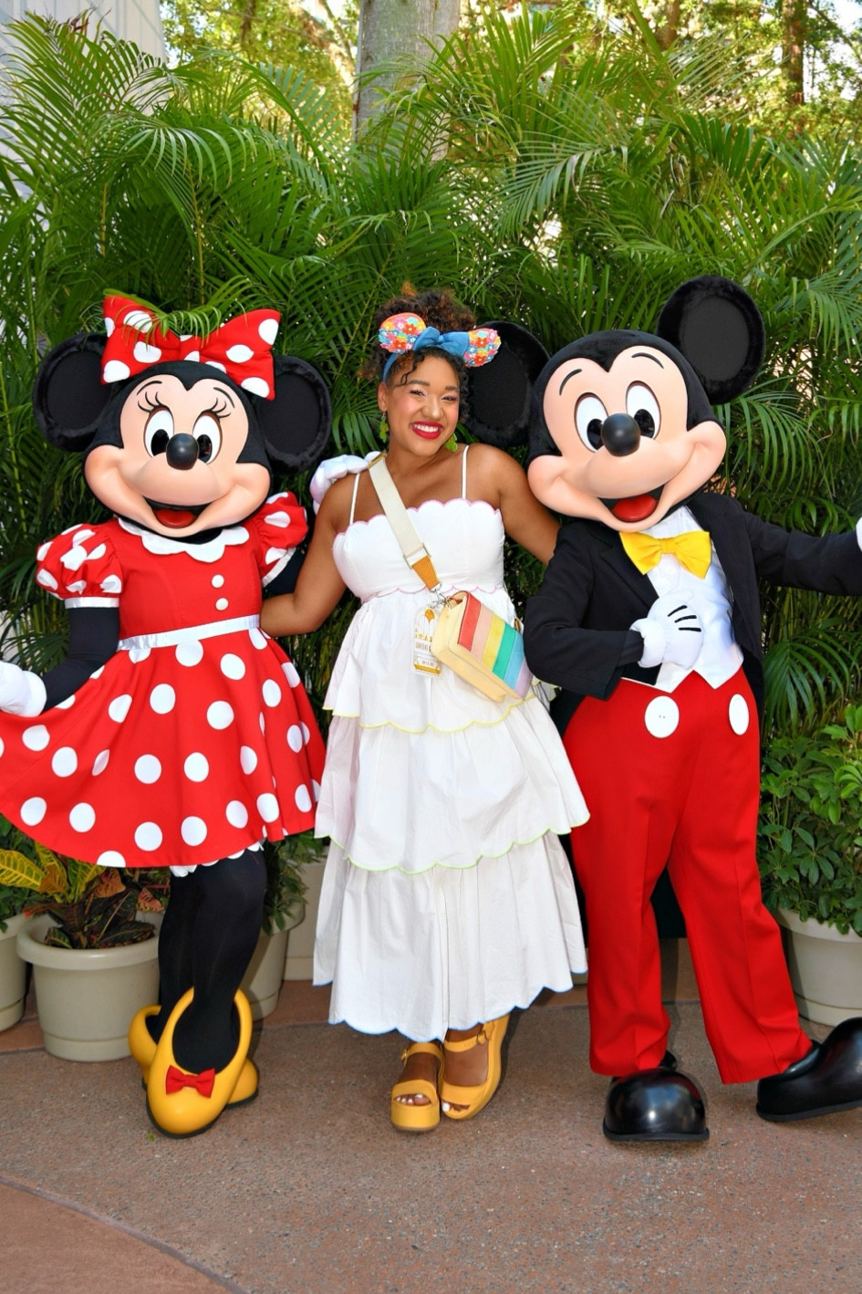 How cute is this white dress ! I wear a size medium it’s non maternity even tho I’m very pregnant here 🥰 I linked look for less & plus styles too ! I LOVE these shoes they’re so comfy & fit true to size even on my wide feet ✨