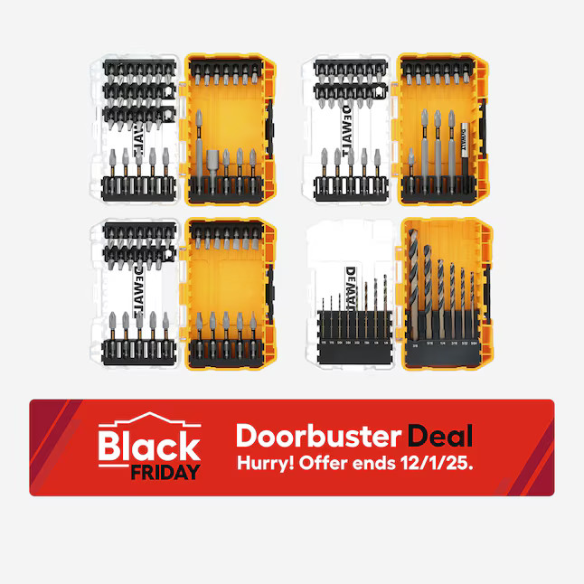 DEWALT TOUGH GRIP Screwdriver Bit Set 110 -Piece | Lowe's