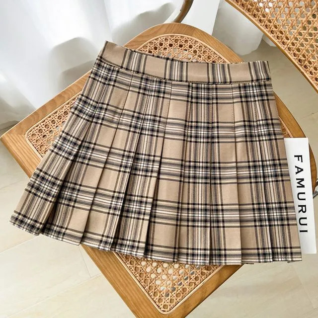 Bloomflo - Plaid Pleated Skirt | YesStyle Global