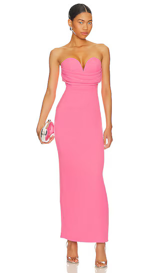 Esha Maxi Dress in Hot Pink | Revolve Clothing (Global)