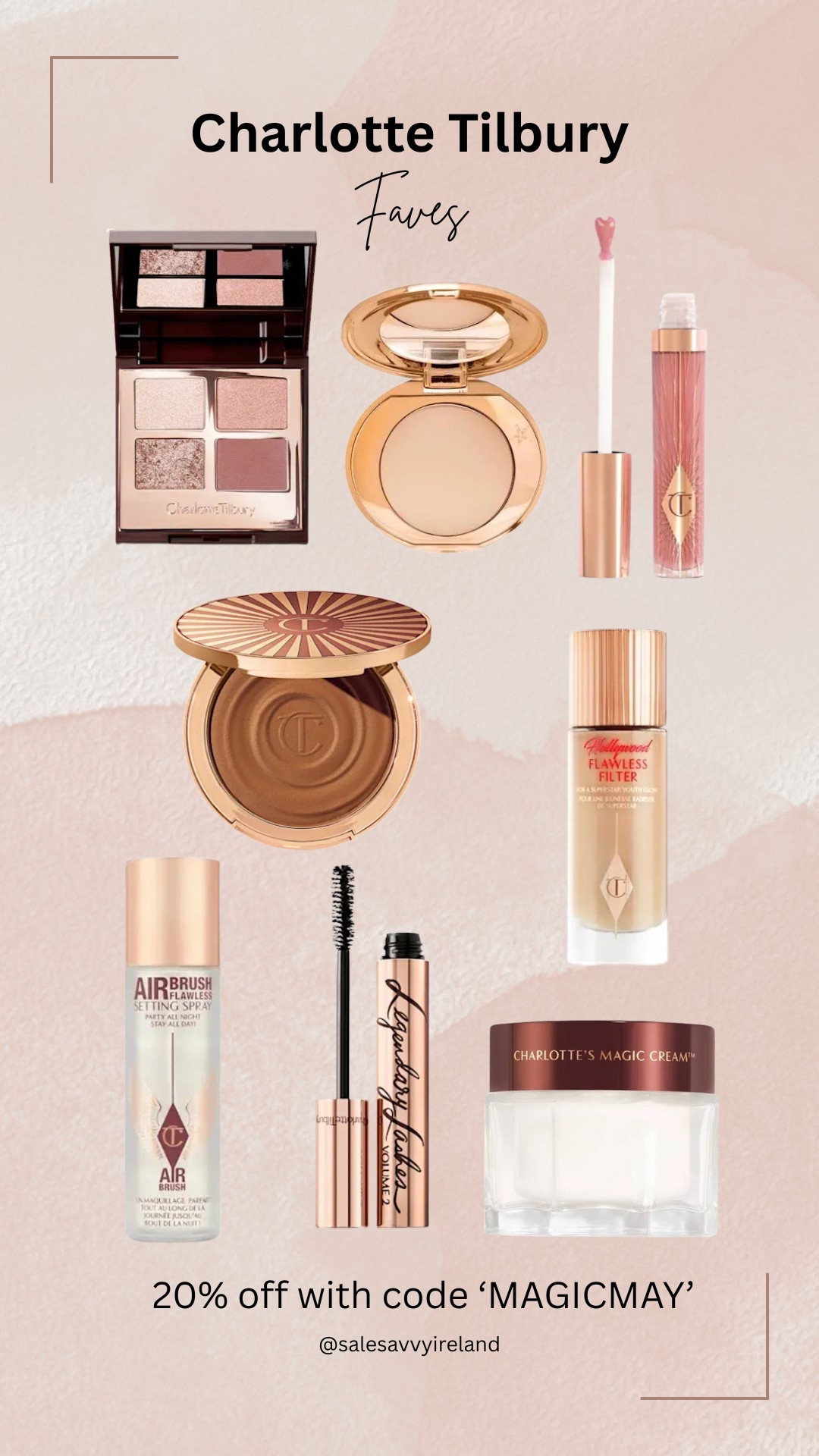 20% off at Charlotte Tilbury until midnight 26th May, with code ‘MAGICMAY’

#LTKbeauty #LTKsale